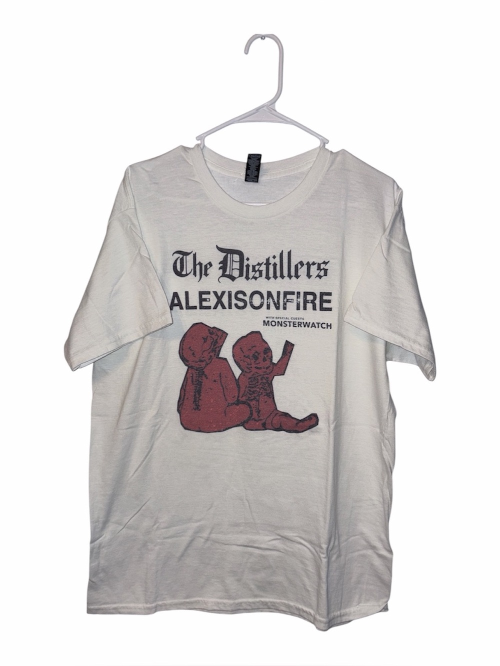 The Distillers and Alexisonfire Tour T-Shirt Size Large New Punk Hardcore